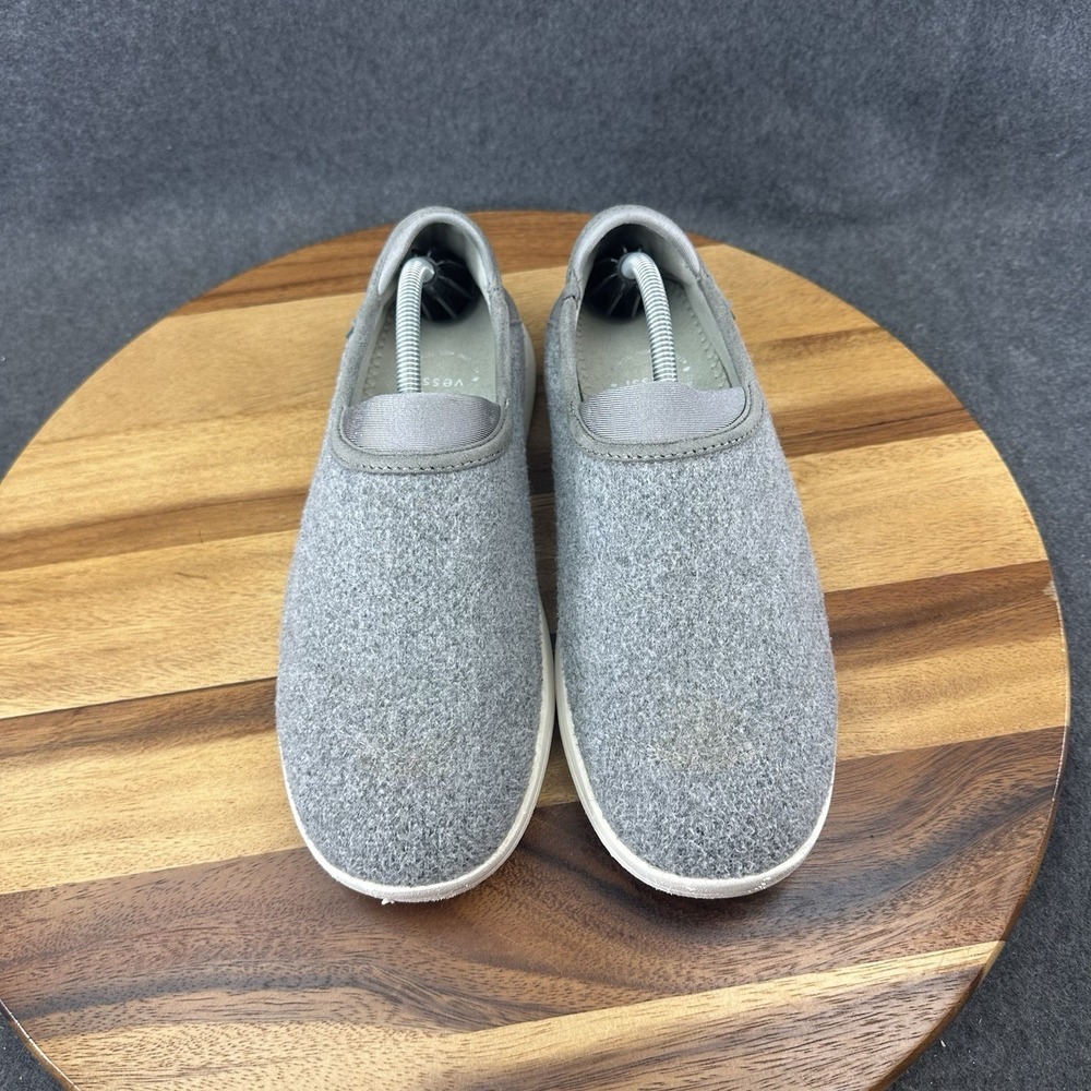 Vessi Shoes Women's 9 Gray Wool Sunday Slip On Day Night Cloud Comfort - Picture 4 of 12